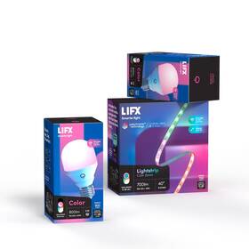 Sbundle002 Lifx Bedroom Bundle With 2 Color 800 Lumen Smart Bulb And 40 Led