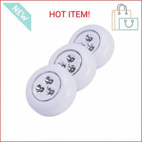 30010-308 Light It By Fulcrum Stick-on White 3 Pack