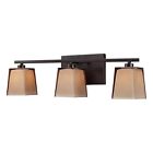 11438 Light Vanity 3 - Bathbar Serenity Bronze Oiled Bulb