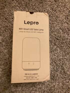 902101-us Lighting Ever Lepro Smart Table Lamp For Bedroom Bedside Works With Alexa Google Home New