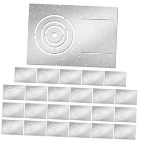 Lwm476 Linone 13 Inch New Construction Mounting Plate With 3/4/6 Round Hole 24 Pack