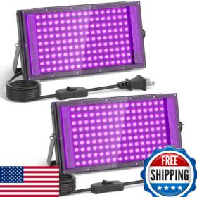 B0c1s4ld18 Linstaine Ip66 150w Led Blacklight Floodlight Outdoor Waterproof 10ft Cable Uv Black Ligh