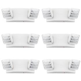 B0d9nh17yt Lit-path Led Emergency Lighting Fixtures 2 Heads And Back Up Batteries- Us