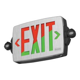 Lithonia Lighting B0f9bdn4f2 Quantum Led Exit Sign Emergency Light Combo And