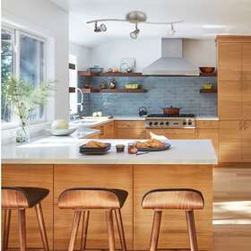 Little Tree Designs 737748139043 Kenzie 3 Light Led Flush Mount Ceiling And Wall - Brushed Nickel