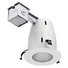 Lk4lmw M4 White Lithonia Lighting Matte Glass Recessed Shower Kit