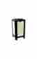 319435 Lmphlsnki-black Oriental Furniture 18 In High Helsinki Solid Wood Frame Table Lamp Id