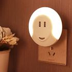 Ln-001-ww Wishome Led Night Light With Automatic Dusk To 723980349524