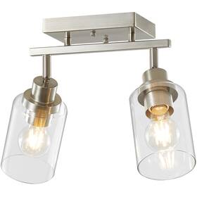 B0f7lp3dd2 Lousace 2 Light Brushed Nickel Bathroom Vanity Track Fixtures Ceiling