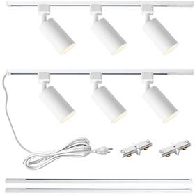 B0d9vqy81w Lraemxg Plug In Track Lighting Power Cord 6-light Gu10 Kit 6.6ft