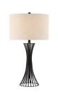 Ls-23057 Lite Source Table Lamp With Linen Fabric Shade 088675468530