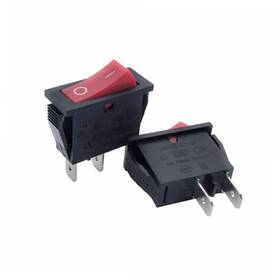 Ltshopop Rk1-15 Rocker Switch 2 Pin Maintained 16a 125/250vac Temperature Rated