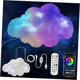 Lbclap003 Lubao Led Wall Cloud Light For Bedroom Stick-on Lamp Smart App And Remote Control
