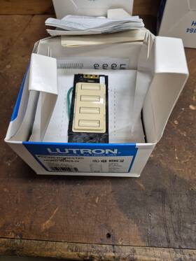 Hqrd-w4bs-iv Lutron Homeworks Qs Ivory New