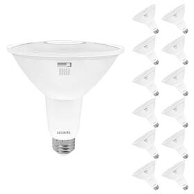 Lr31626 Luxrite Par38 Led Flood Light Bulb 90w Equivalent 5 Color Selectable 2700k-