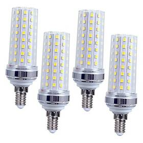 2835 Lxcom 768579479237 E12 20w Led Corn Light Bulb 4 Pack - Smd 88 Leds 180 Watt Equivalent