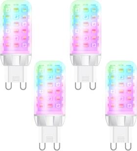 Mcdyluk 744110480443 G9 Smart Light Bulb Compatible With Alexa And Google Assistant Color Changing