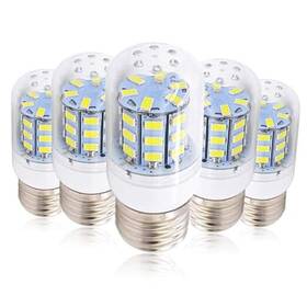 5730 Md Lighting 798318014733 5w E26/e27 Led Bulb Corn Light Bulbs 5 Pack - Smd 24 Leds Lamp 450lm