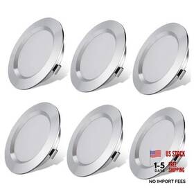 Megrezo 689323641970 12v Led Lights For Rv Camper Van Trailer - 3w Warm White 6 Pack