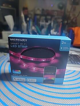 Merkury 194383018261 Innovations Smart Wi-fi Led Strip Lights 2m/6.5 Ft- Brand New