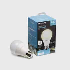 Bndy000045 Merkury Innovations Indoor A19 Smart Light Bulb 60w Dimmable White Led
