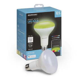 Bndy000041 Merkury Innovations Indoor Br30 Smart Multicolor Led Bulb 65w Dimmable Wifi