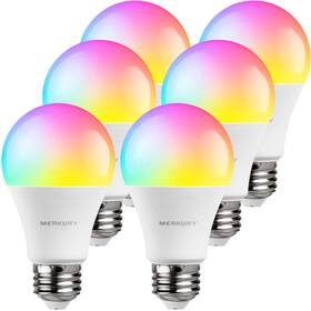 Mi-bw650-999 Merkury Smart 6 Pack Wi-fi Led Light Bulb Works Alexa Google Home