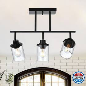 Miluces B0cmq97gjs Track Lighting Fixtures 3 Light Ceiling Lights Adjustable Heads