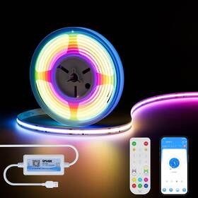 0202001 Miwise 9.84ft Cob Led Strip Rgb Chasing Light Music Sync Alexa Compatible