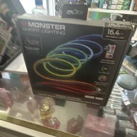 Mlb7-1063-rgbic Monster Smart Rgb Ic Rgbic 16.4ft Indoor Wi-fi Led Strip Alexa Music Sync