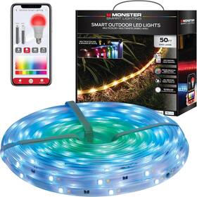 Mow7-1006-icw Monster Smart 50 Foot Rgb Ic Ww Outdoor Led Light Strip