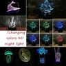 Muljym155504gavv25274 Unbranded Usb Led Illusion Batman Table Night Light Lamp Bedroom