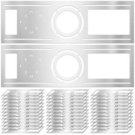 Mulmart 743997392733 New Construction Mounting Plate 4-6 Inch Led Recessed 36 Pack Silver