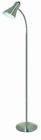 60-807 N-a Satco Products Goose Neck Floor Lamp Brushed Nickel 045923608070