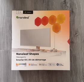 Nanoleaf 895263602445 Shapes Hexagons Smarter Kit 5 Panels - Lights Dance To Music New