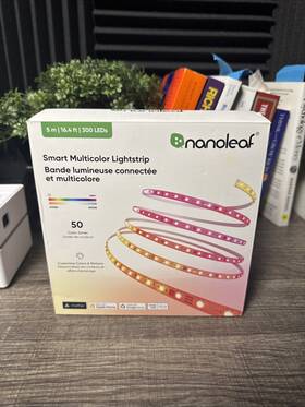 Nanoleaf 897105339878 Essentials Matter Bluetooth And Wifi Smart Multicolor Led Lightstrip 2