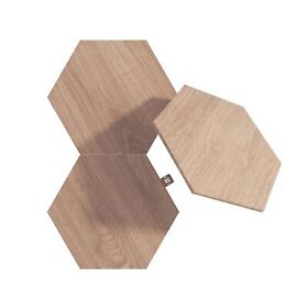 Nanoleaf Elements Wood Look Expansion Pack 3 Led Light Panels