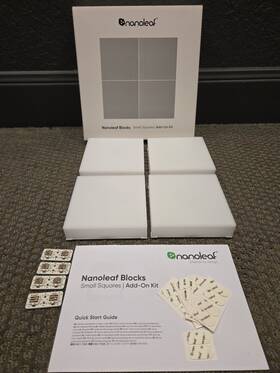 N8100e00-4ss Nanoleaf Blocks Small Squares Add-on Kit