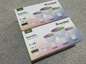 Nf080b03-3gu10 Nanoleaf Essentials Smart Gu10 Color Changing Bulbs 2 X 3 Pack Thread Matter