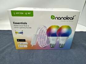 Nf080hd03-2b1s Nanoleaf Essentials Smart Bulb And 80 Inch Lightstrip Bundle