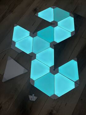 Nl28 Nanoleaf Nl22/nl28 Original Rhythm Edition Led Lights 15 Panels