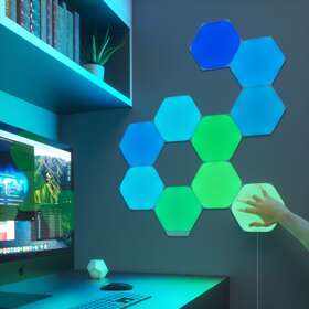 Nl290003sw Nanoleaf Hexagon Color Changing Light Panels Smarter Kit - 7 New