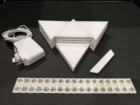 Nanoleaf Nl48-0003tw-9pk Shapes Mini Triangles Smarter Kit Multicolor Light Panels - 17 Pack