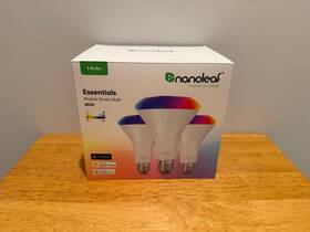 Nl53e100 Nanoleaf Essentials Smart Rgbw Light Bulbs - Matter Br30 3 Pack