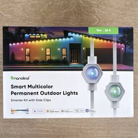 Nl73ck315 Nanoleaf Smart Multicolor Outdoor Weatherproof Led Lighting Kit 50ft