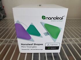 Nanoleaf Shapes Triangles Mini 5 Panels Starter Kit Works With Apple Homekit New
