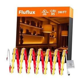 Fl-01-24v-12 Neo Illume Llc Candlelight Cob Led Strip Lights 2400k 5w/ft 16.4 Ft White