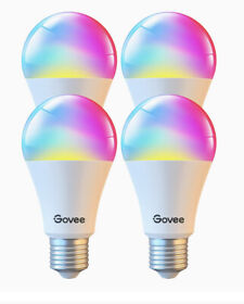 H6003 New Opened Box 4 Govee Wifi Led Smart Bulb #h6003 Colorful Warm Cool 800 Lumens