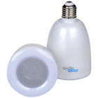 New Set 2 Audio-glow Bluetooth Music Speaker Light Bulbs Fits In Most Sockets 841110116713