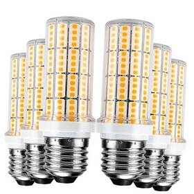 Pcl12 New Sunshine 6 Pcs Led Corn Light Bulb 200w Equivalent 2500 Lumen 3000k Cool Daylight